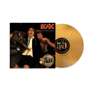 AC/DC – If You Want Blood You've Got It (50th Anniversary Gold Color Vinyl) (LP)