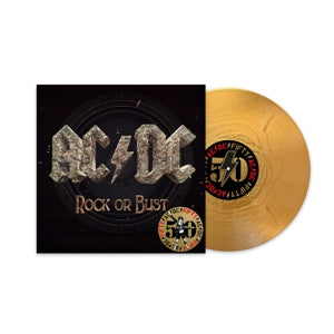 AC/DC – Rock or Bust (50th Anniversary Gold Color Vinyl) (LP)