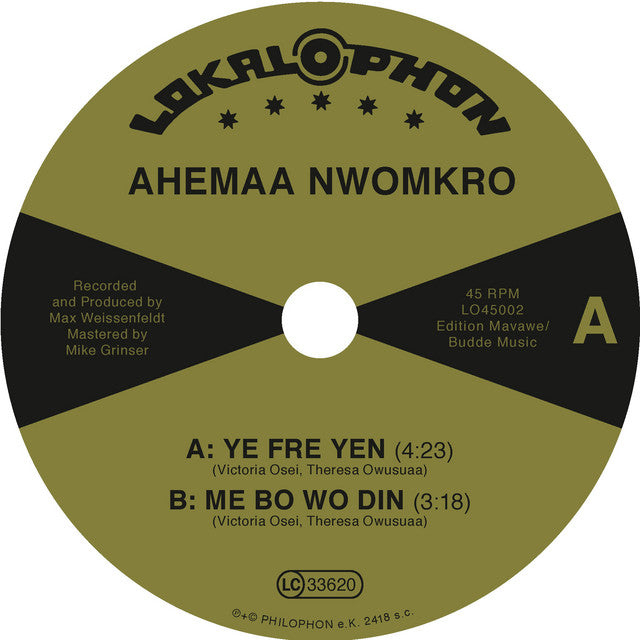 Ahemaa Nwomkro – Ye Fre Yen (12in)
