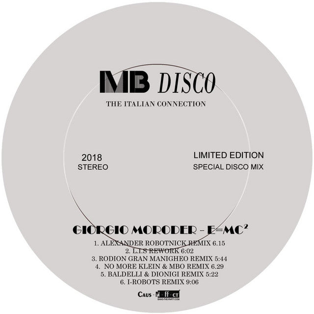 Giorgio Moroder – E=Mc2 (LP)