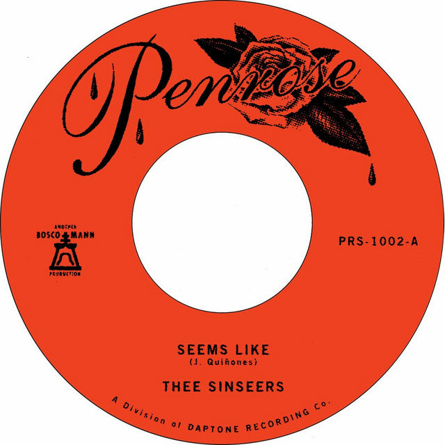 Thee Sinseers – Seems Like (12in)