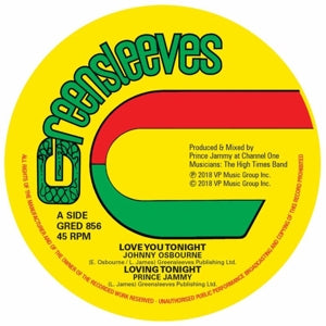 Johnny Osbourne – Love You Tonight (12in)