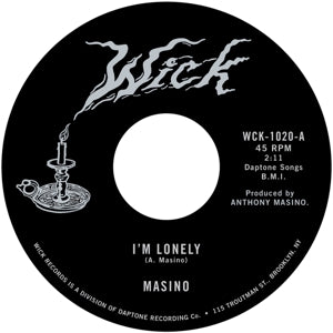 Masino – I's Lonely / All I Need (12in)