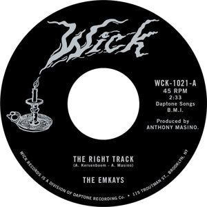 Emkays – the Right Track B/W Make It True (12in)