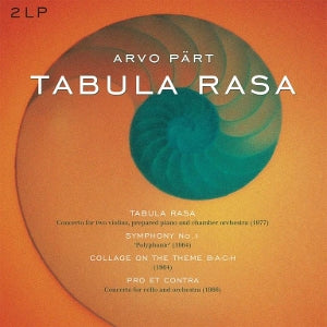 Arvo Part – Tabula Rasa/Symphony 1/Collage On a Theme B-A-C-H/Pro Et Contra (LP)
